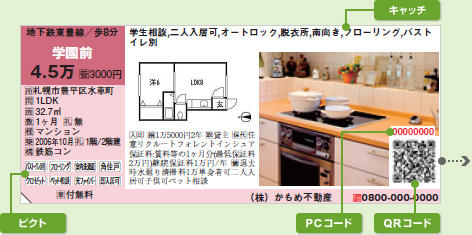 解説図：カタログページ  1/14コマ （大コマ）